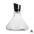 thumbnail image 1 of Carafe à Vin Rouge Soufflée à la Main Verre Cristal 1500ml Carafe à Vin Fait Main, 1 of 9