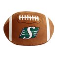 thumbnail image 3 of CFL Saskatchewan Roughriders Football Shaped Cushion, 3 of 4