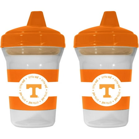 Baby Fanatic NCAA 2-Pack of Sippy Cups, BPA-Free, University of Tennessee