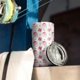 thumbnail image 3 of Christmas 20oz Stainless Steel Mobile Tumbler – Vacuum Insulated Coffee Mug with Lid, Spill-Proof Travel Cup for Hot & Cold Drinks, 3 of 7