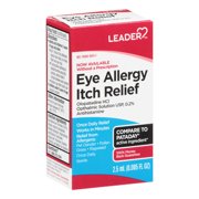 Leader Sterile Eye Drops for Eye Allergy & Itch Relief Once Daily, 0.085 oz..