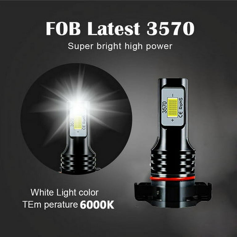 2504/5202 LED Fog light Bulbs for Dodge Journey 2010-2019 6000K White - Walmart.com 2504/5202 LED Fog light Bulbs for Dodge Journey 2010-2019 6000K White - Walmart.com