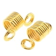 thumbnail image 4 of kusrkot 10 Pcs Dreadlocks Spirales pour Cheveux, Ensemble de Poignets Dorés, 4 of 5