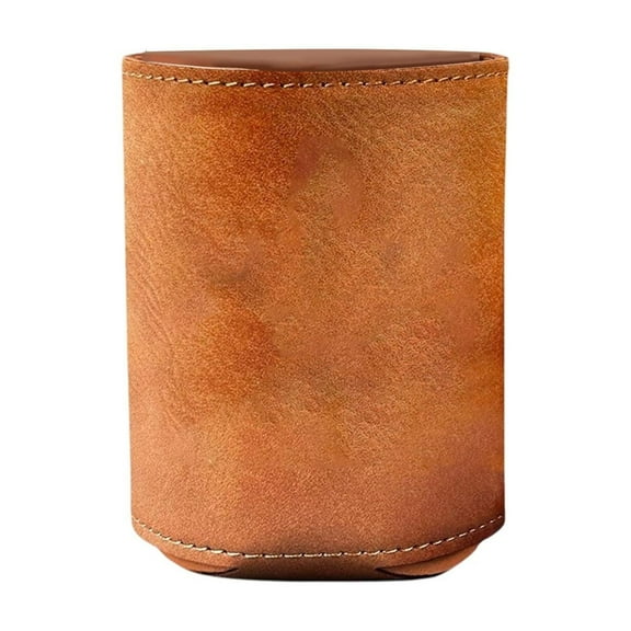 Qiweii Leather Can Cooler Sleeve for Beer and Soda，Insulated Protective Cover for Party DIY and Beverage Keeping Cold