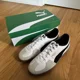 thumbnail image 2 of PU & MA Palermo Leather Mens White And Black Leather Lifestyle Sneakers Shoes 10, 2 of 6