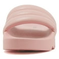 thumbnail image 3 of Soda Shoes Women Flip Flops Basic Plain Slippers Slip On Sandals Slides Casual Peep Toe Footbed Beach Single Plush Between-S Light Pink 5, 3 of 5