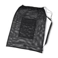 thumbnail image 2 of Athletic Works Mesh Ball Bag with Drawstring Shoulder Strap, Black, Unisex, 2 of 5