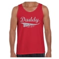 thumbnail image 1 of Awkward Styles Men's Daddy Est. 2017 New Daddy To Be Vintage Graphic Tank Tops, 1 of 4