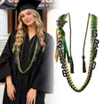 thumbnail image 1 of 2026 Graduation Class Of 2026 Grad Ribbon Handmade Double Necklace For Graduation, 1 of 9