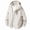 Beige, variant on Zefriona Men's Water-Resistant Hooded Softshell Windbreaker Jacket for Hiking Red M