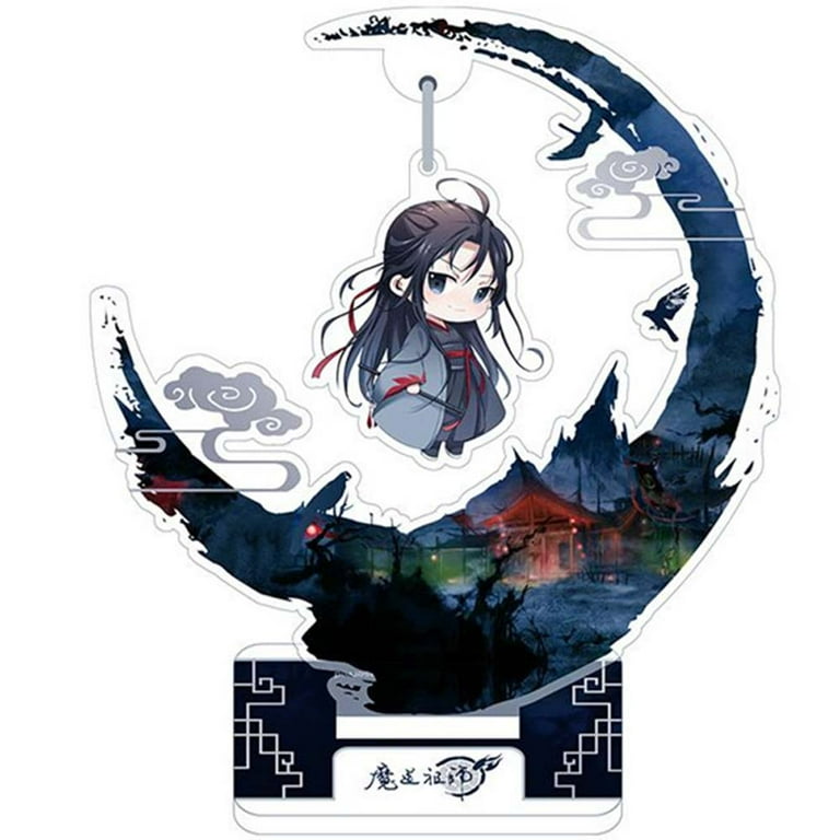 Anime Mo Dao Zu Shi Acrylic Stands Wei Wuxian Lan Wangji Figure Model Plate  Holder Anime Desktop Standing Card Collection Model Fans Gift B 