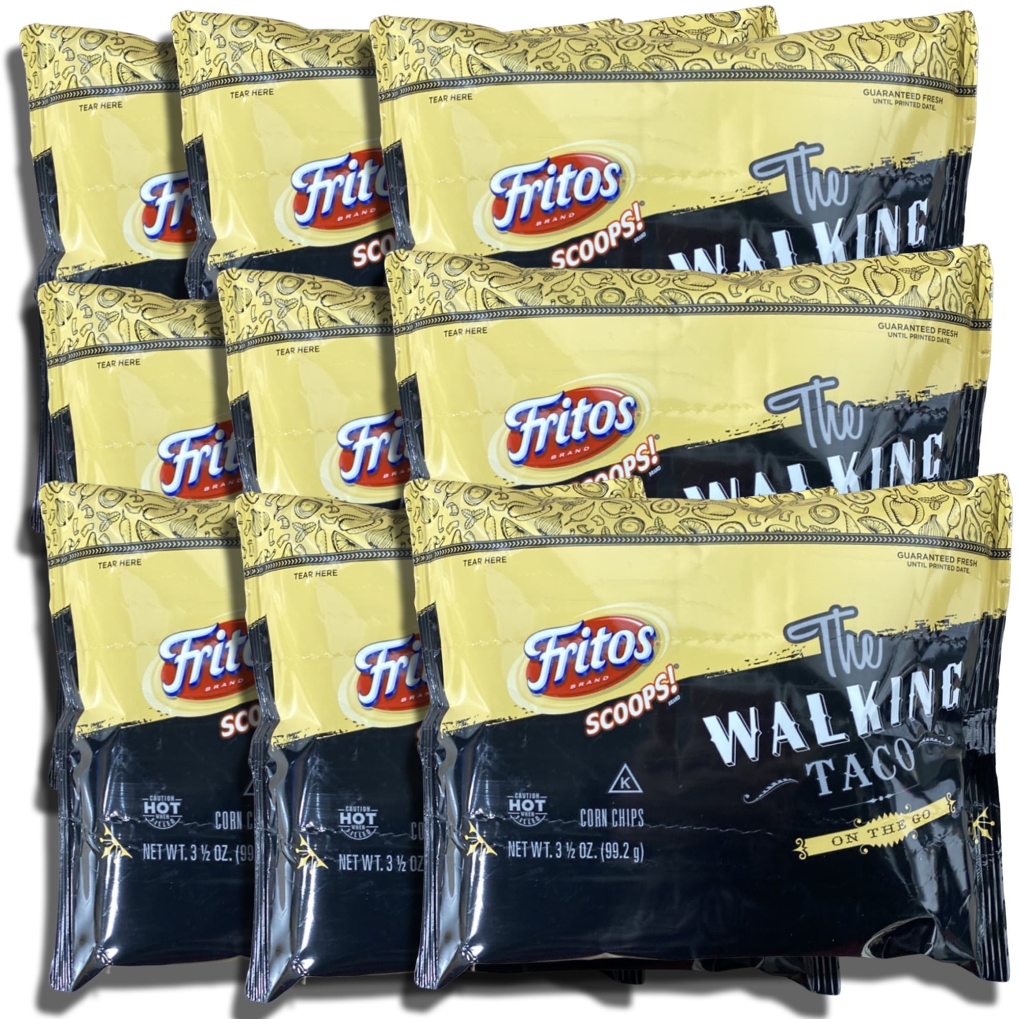 Walking Taco Kits Corn Chip Scoops Bundled by Tribeca Curations 3.5