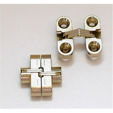 Soss Light Duty Invisible Hinge - HD SS103 4 Soss Invisible Hinges, Light Duty, Stain Brass - 1.50 in.