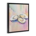 thumbnail image 2 of Stupell Industries Contemporary Pastel Oysters Harmony Black Floating Frame Canvas Art, 17 x 21, by The Prints Vibe, 2 of 8