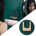 thumbnail image 3 of ABS Hair Dryer Holder, Folding Home Wall-Mounted Adhesive Bathroom Shelf, Organizer Shelf, Blower Cord Organizer, Hairdryer Hook No Drilling Verde, 3 of 8