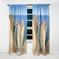 thumbnail image 2 of Designart 'Rocky bay in Portugal' Landscapes Curtain Panel, 2 of 5