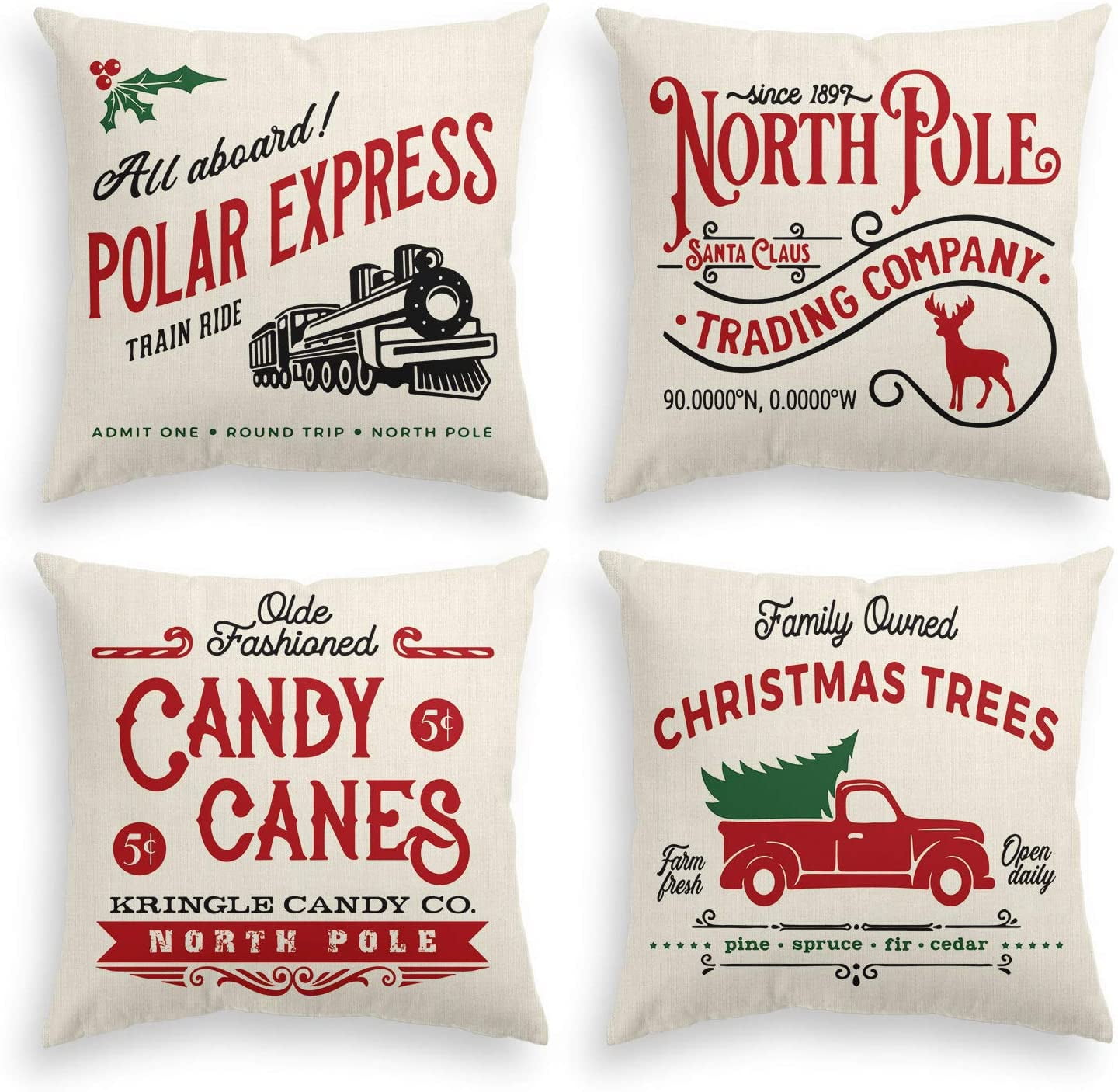 18 x 18 Inch Winter Holiday Party Cushion Case Decoration for Sofa Couch AVOIN colorlife Christmas Believe Throw Pillow Cover 18 x 18 Inch Winter Holiday Party Cushion Case Decoration for Sofa Couch AVOIN colorlife Christmas Believe Throw Pillow Cover