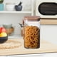 thumbnail image 3 of Contenedor de almacenamiento de alimentos de vidrio, tarros de vidrio para almacenamiento de alimentos, para aperitivos en granos de café, 3 of 9