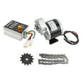 thumbnail image 2 of Kit de motor de bicicleta eléctrica, motorreductor de 12 V y 350 W, kit de motor de scooter eléctrico, motor de CC con controlador, máxima comodidad, 2 of 12