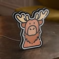 thumbnail image 3 of Moose 3D Novelty Light Box, Rustic Wildlife Decor for Cabin, Lodge, or Nature Rooms (Width 16 inch, 40cm), 3 of 9