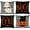 Black Orange, variant on Halloween Pillows Covers 18x18 Set of 4 Black Cat Pumpkin Ghost Witch Hat Candy Corn Black Stripe Polka Dot Halloween Decorations Indoor Outdoor Decorative Throw Pillow Cases for Home Decor