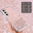 thumbnail image 4 of Compatible with Samsung Galaxy S23 Plus Case Cute Glitter Clear Sparkly Cases Shockproof Samsung S23 Plus Phone Case for Women Girls Silicone Slim Bling Galaxy S23 Plus Case (Pink), 4 of 7