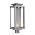 thumbnail image 3 of ZA1325-SS-LED Craftmade Lighting Vailridge - 10W 1 LED Outdoor Large Post Lantern in Transitional Style - 9 inches wide by 19.75 inches high, 3 of 4
