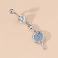 thumbnail image 2 of 1PCS Butterfly Belly Button Rings Sunflower Navel Piercing Ring Navel Button Piercing Body Belly Piercing Jewelry, 2 of 5