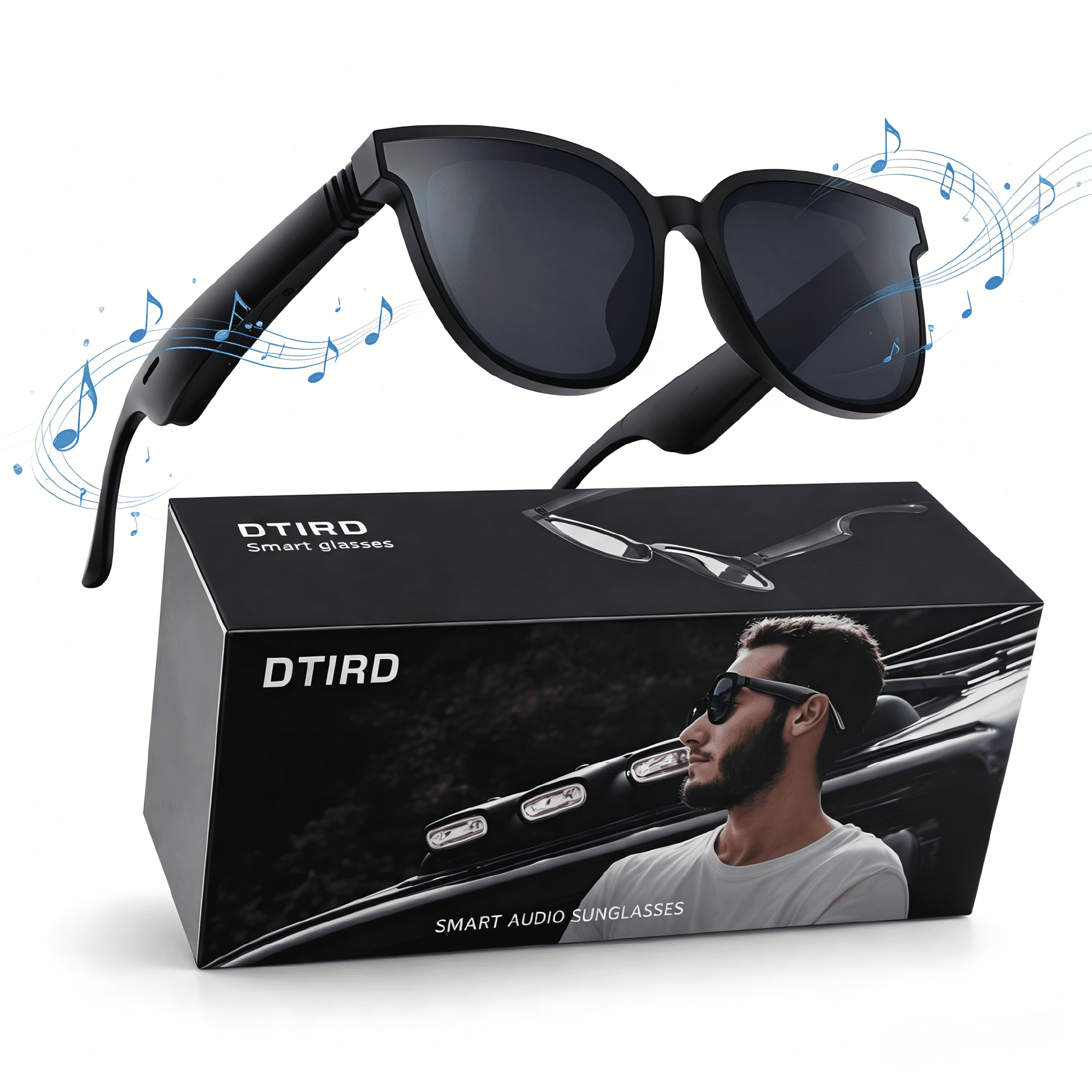 OICIIDO AI Smart Glasses R1 Gemini-2.5 Bluetooth Glasses with