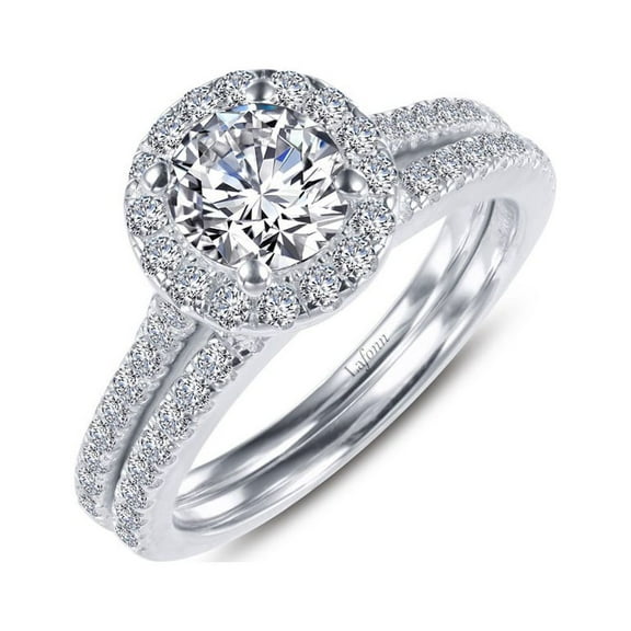 Lafonn Rhonda Faber Green Sterling Silver Platinum Plated Lassire Simulated Diamond Ring (1.72 CTTW)