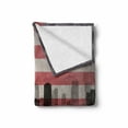 thumbnail image 2 of City Pittsburgh Soft Flannel Fleece Throw Blanket, Grunge Themed American Flag, Cozy Plush for Indoor and Outdoor Use, 50" x 70", Coral Lavender Dark Grey, by Ambesonne, 2 of 6