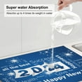 thumbnail image 6 of Easygdp Happy New Year 2024 (4) Microfiber Absorbent Dish Drying Pad,Kitchen Drying Mat,Can Be Hung, Strong Water Absorption Capacity,Quick Drying, 6 of 9