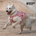 thumbnail image 3 of Arnés táctico para perros OneTigris, sin tirones, para perros pequeños, color rosa M, 3 of 7