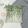 thumbnail image 2 of ONETECH  Green Plants Throw Pillow Cover Green Leaf Decorative Pillowcase Square Farmhouse Country Pillow Case Cushion Covers for Home Bedroom Office Sofa Car Couch Chair Decor, 2 of 5