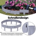 thumbnail image 5 of ZPAQI 3.93" x 9.64” Stone Black Plastic Garden Border Edging (10 Count), 5 of 13