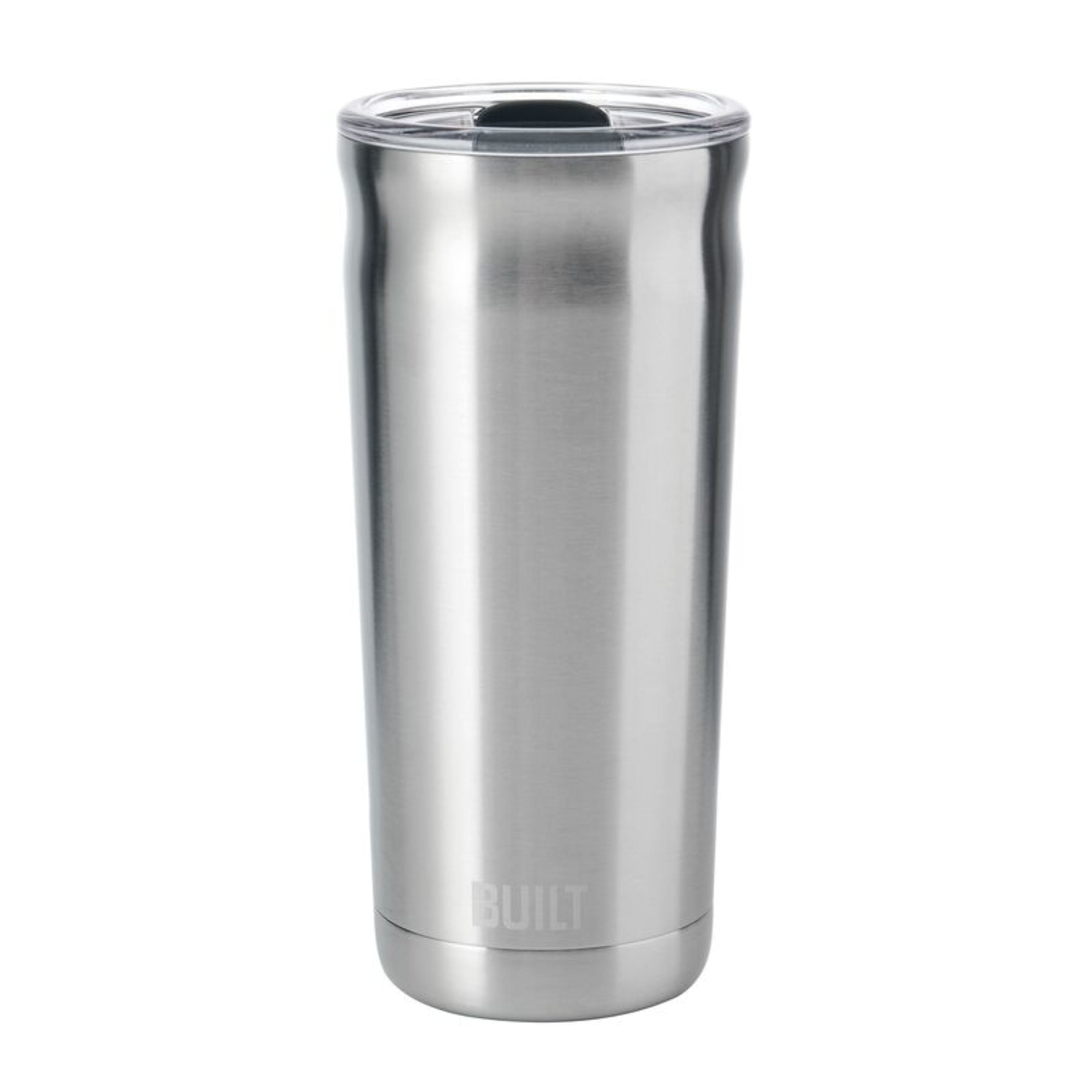 (3 pack) BUILT Torrent 20 oz Double-Wall Insulated Stainless Steel Tumbler Water Bottle, Stainless Steel