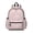 White Cat and Flower Pink Pattern, variant on White Cat and Flower Pink Pattern Cute School Backpack with Padded Back and Adjustable Shoulder Straps 13.4"x11"x4.7"