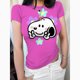 thumbnail image 5 of Camiseta ajustada de manga corta para mujer, camiseta informal de cuello redondo con Snoopy, camiseta ajustada, top sexy de verano, ropa superior Y2K para mujer, 5 of 5