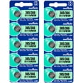 thumbnail image 1 of Murata 365/366 SR1116/W/SW Battery 1.55V Silver Oxide Watch Button Cell (10 Batteries), 1 of 5
