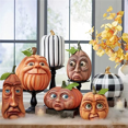 thumbnail image 1 of Artificial Pumpkin Fall Fake Pumpkin with Rich Expression for Halloween Thanksgiving Decoration, 1 of 7