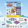 thumbnail image 3 of Play-Doh Builder Gingerbread House Building Kit for Ages 5+ with 6 Play-Doh Cans, 3 of 10