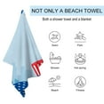 Throw Blanket Super Lightweight Beach Towel In Summer For Travel Poo L