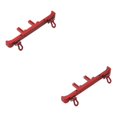 thumbnail image 3 of mmirethe Durable RC Metal Rear Bumper with Strong Shackles for ZP1001 ZP1002 ZP1003 1/10 RC Car Accessories Red 141mm 2Set, 3 of 6