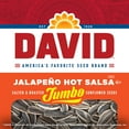 thumbnail image 3 of DAVID Seeds Keto Friendly Jalapeno Flavored Salted and Roasted Jumbo Sunflower Seeds, 5.25 oz, 3 of 10