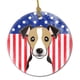 thumbnail image 1 of Caroline's Treasures - Adorno de cerámica con bandera americana y Jack Russell Terrier, multicolor Caroline's Treasures BB2191CO1, 1 of 1