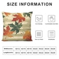 thumbnail image 5 of YINGXI Fall Pillow Covers Red Throw Pillow Covers Green Grey White Stripes Outdoor Pillow Covers Colorful Pillowcase for Patio Home Decor Couch 12x12in, 5 of 5