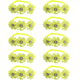 thumbnail image 1 of 10 piezas de pajaritas para perro, collar de flores para perro, accesorios de diamantes para perro, lazos de flores para mascota, collar de pajarita para gato y cachorro, suministros para, 1 of 5