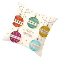 thumbnail image 2 of Kearding 1 funda de almohada, decoración navideña para el hogar, Reno, Papá Noel, funda de cojín de árbol, adorno navideño, regalo de Navidad 2020, Decoración del hogar  #15 Kearding HA000414-15B, 2 of 8