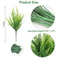 thumbnail image 2 of 12Pack Artificial Green Boston Ferns Autumn Faux UV Resistant Shrubs Plants Hanging Planter Home Garden Festival Decor, 2 of 8