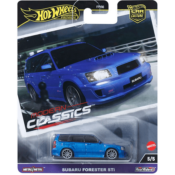 Hot Wheels Subaru Forester STi - Modern Classics - Real Riders 5/5 Blue